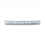 18k White Gold 18k White Gold Diamond Eternity Wedding Band - Top View -  102818 - Thumbnail