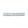  Platinum Platinum Diamond Eternity Wedding Band - Top View -  102819 - Thumbnail