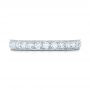 18k White Gold 18k White Gold Diamond Eternity Wedding Band - Top View -  102821 - Thumbnail