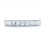 18k White Gold 18k White Gold Diamond Eternity Wedding Band - Top View -  102823 - Thumbnail