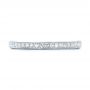  Platinum Platinum Diamond Eternity Wedding Band - Top View -  102824 - Thumbnail