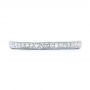 14k White Gold 14k White Gold Diamond Eternity Wedding Band - Top View -  102824 - Thumbnail