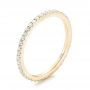 18k Yellow Gold 18k Yellow Gold Diamond Eternity Wedding Band - Three-Quarter View -  102726 - Thumbnail