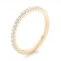 14k Yellow Gold 14k Yellow Gold Diamond Eternity Wedding Band - Three-Quarter View -  102761 - Thumbnail