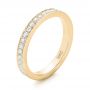 18k Yellow Gold 18k Yellow Gold Diamond Eternity Wedding Band - Three-Quarter View -  102819 - Thumbnail