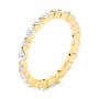 18k Yellow Gold 18k Yellow Gold Diamond Eternity Wedding Band - Three-Quarter View -  106641 - Thumbnail