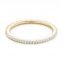 18k Yellow Gold 18k Yellow Gold Diamond Eternity Wedding Band - Flat View -  102725 - Thumbnail