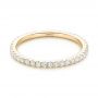 18k Yellow Gold 18k Yellow Gold Diamond Eternity Wedding Band - Flat View -  102761 - Thumbnail