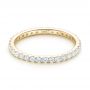 18k Yellow Gold 18k Yellow Gold Diamond Eternity Wedding Band - Flat View -  102764 - Thumbnail
