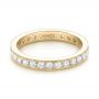 18k Yellow Gold 18k Yellow Gold Diamond Eternity Wedding Band - Flat View -  102821 - Thumbnail