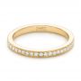 18k Yellow Gold 18k Yellow Gold Diamond Eternity Wedding Band - Flat View -  102824 - Thumbnail