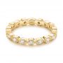 14k Yellow Gold 14k Yellow Gold Diamond Eternity Wedding Band - Flat View -  104132 - Thumbnail