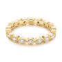 14k Yellow Gold 14k Yellow Gold Diamond Eternity Wedding Band - Flat View -  104132 - Thumbnail