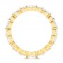 14k Yellow Gold Diamond Eternity Wedding Band - Front View -  106641 - Thumbnail