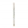 18k Yellow Gold 18k Yellow Gold Diamond Eternity Wedding Band - Side View -  102761 - Thumbnail