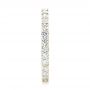 18k Yellow Gold 18k Yellow Gold Diamond Eternity Wedding Band - Side View -  102765 - Thumbnail