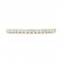 18k Yellow Gold 18k Yellow Gold Diamond Eternity Wedding Band - Top View -  102761 - Thumbnail