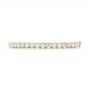 14k Yellow Gold 14k Yellow Gold Diamond Eternity Wedding Band - Top View -  102761 - Thumbnail