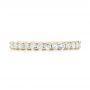 18k Yellow Gold 18k Yellow Gold Diamond Eternity Wedding Band - Top View -  102765 - Thumbnail