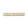 14k Yellow Gold 14k Yellow Gold Diamond Eternity Wedding Band - Top View -  102819 - Thumbnail