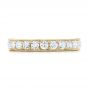 18k Yellow Gold 18k Yellow Gold Diamond Eternity Wedding Band - Top View -  102823 - Thumbnail