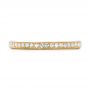 14k Yellow Gold 14k Yellow Gold Diamond Eternity Wedding Band - Top View -  102824 - Thumbnail