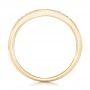 14k Yellow Gold 14k Yellow Gold Diamond Notched Wedding Band - Front View -  102247 - Thumbnail