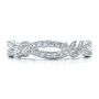 Diamond Split Shank Wedding Band With Matching Engagement Ring - Kirk Kara - Top View -  1459 - Thumbnail