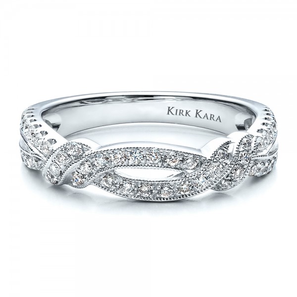  Diamond  Split Shank Wedding  Band  with Matching  Engagement  