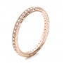 14k Rose Gold Diamond Stackable Eternity Band