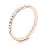 Flower Diamond Stackable Eternity Band