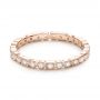 14k Rose Gold 14k Rose Gold Diamond Stackable Eternity Band - Flat View -  101925 - Thumbnail