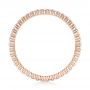 14k Rose Gold 14k Rose Gold Diamond Stackable Eternity Band - Front View -  101900 - Thumbnail