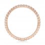 14k Rose Gold 14k Rose Gold Diamond Stackable Eternity Band - Front View -  101900 - Thumbnail