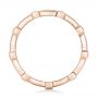 18k Rose Gold 18k Rose Gold Diamond Stackable Eternity Band - Front View -  101922 - Thumbnail