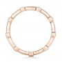 14k Rose Gold 14k Rose Gold Diamond Stackable Eternity Band - Front View -  101922 - Thumbnail