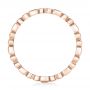 18k Rose Gold 18k Rose Gold Diamond Stackable Eternity Band - Front View -  101925 - Thumbnail