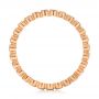 18k Rose Gold 18k Rose Gold Diamond Stackable Eternity Band - Front View -  101930 - Thumbnail