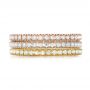 14k Rose Gold 14k Rose Gold Diamond Stackable Eternity Band - Side View -  101914 - Thumbnail