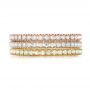 18k Rose Gold 18k Rose Gold Diamond Stackable Eternity Band - Side View -  101914 - Thumbnail