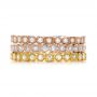 18k Rose Gold 18k Rose Gold Diamond Stackable Eternity Band - Front View -  101925 - Thumbnail