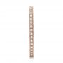 18k Rose Gold 18k Rose Gold Diamond Stackable Eternity Band - Side View -  101895 - Thumbnail