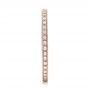 14k Rose Gold 14k Rose Gold Diamond Stackable Eternity Band - Side View -  101895 - Thumbnail