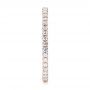 18k Rose Gold 18k Rose Gold Diamond Stackable Eternity Band - Side View -  101900 - Thumbnail