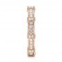 14k Rose Gold 14k Rose Gold Diamond Stackable Eternity Band - Side View -  101922 - Thumbnail