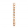 18k Rose Gold 18k Rose Gold Diamond Stackable Eternity Band - Side View -  101930 - Thumbnail