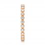14k Rose Gold 14k Rose Gold Diamond Stackable Eternity Band - Side View -  101930 - Thumbnail