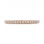 14k Rose Gold 14k Rose Gold Diamond Stackable Eternity Band - Top View -  101895 - Thumbnail