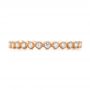 18k Rose Gold 18k Rose Gold Diamond Stackable Eternity Band - Top View -  101930 - Thumbnail