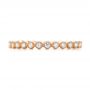 14k Rose Gold 14k Rose Gold Diamond Stackable Eternity Band - Top View -  101930 - Thumbnail